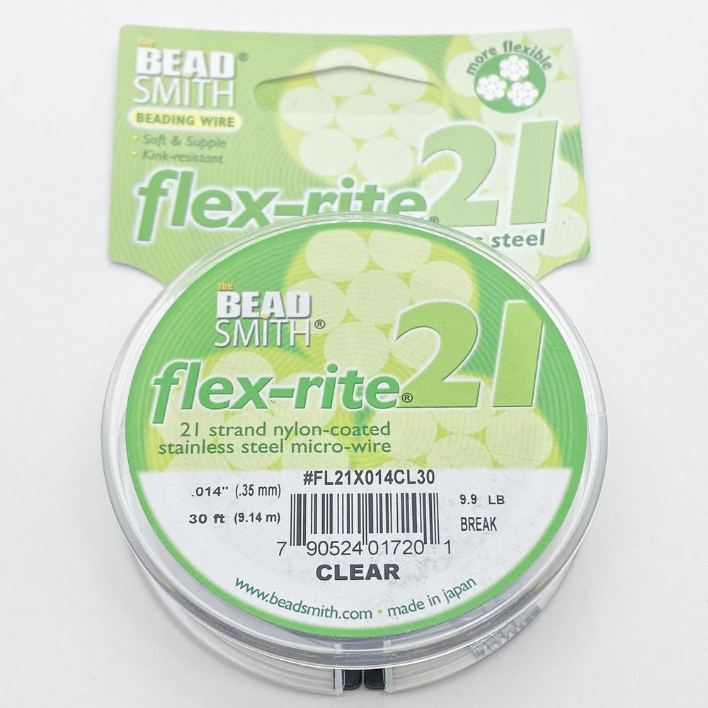 Ювелирный тросик Flex-rite 21, цвет серебро, толщина 0,35 мм, цена за 1 м