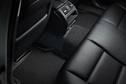 Коврики 3D Ворс чёрные для Nissan X-Trail T32 2014-22 Seintex 86341