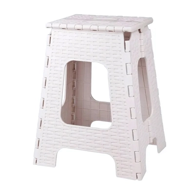 Табурет складной Плетенка (большой) (бежевый)