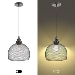 Светильник подвесной ЭРА PL7 BK под лампу E27 высота плафона 280мм подвеса 720мм черный