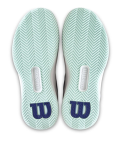 Женские теннисные кроссовки Wilson Intrigue Pro Clay - white/bay/skipper blue