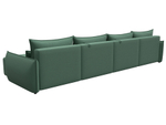 Диван П-образный Лига-051 НПБ Лонг РОГОЖКА Амур 11 зеленый
