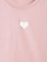 Платье оверсайз в сад с коротким рукавом