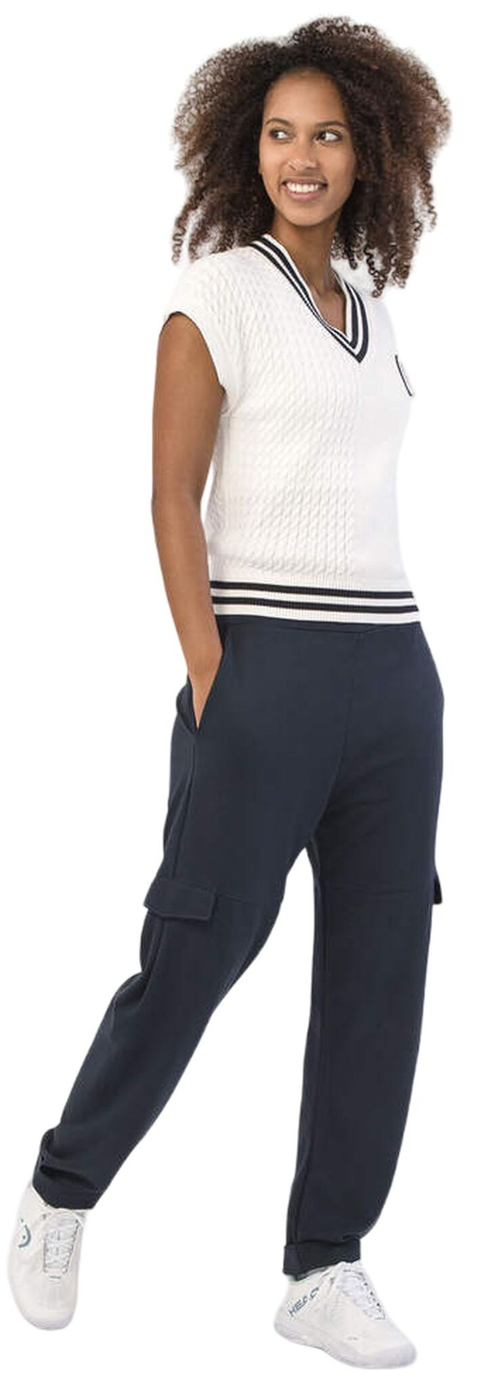 Женская теннисная жилетка Head Performance Capsule Pullunder - белый