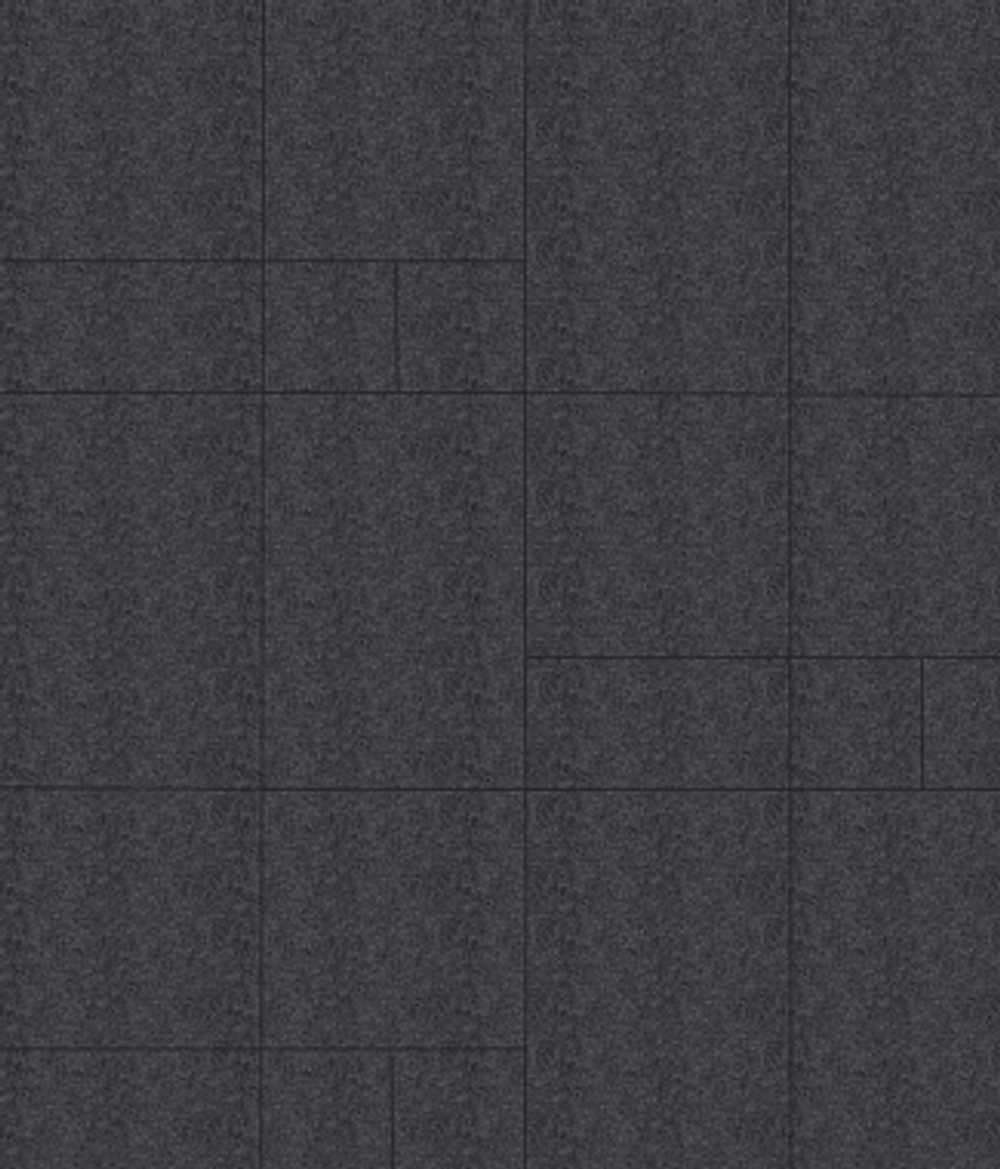 Тротуарная плитка ГРАНДО - Стоунмикс Черный, комплект из 4 видов плит