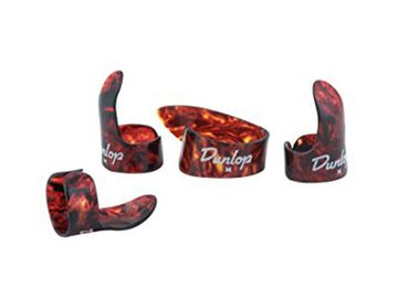 Медиаторы на палец 3шт + медиатор на большой палец 1шт, средние, Dunlop 9010TP