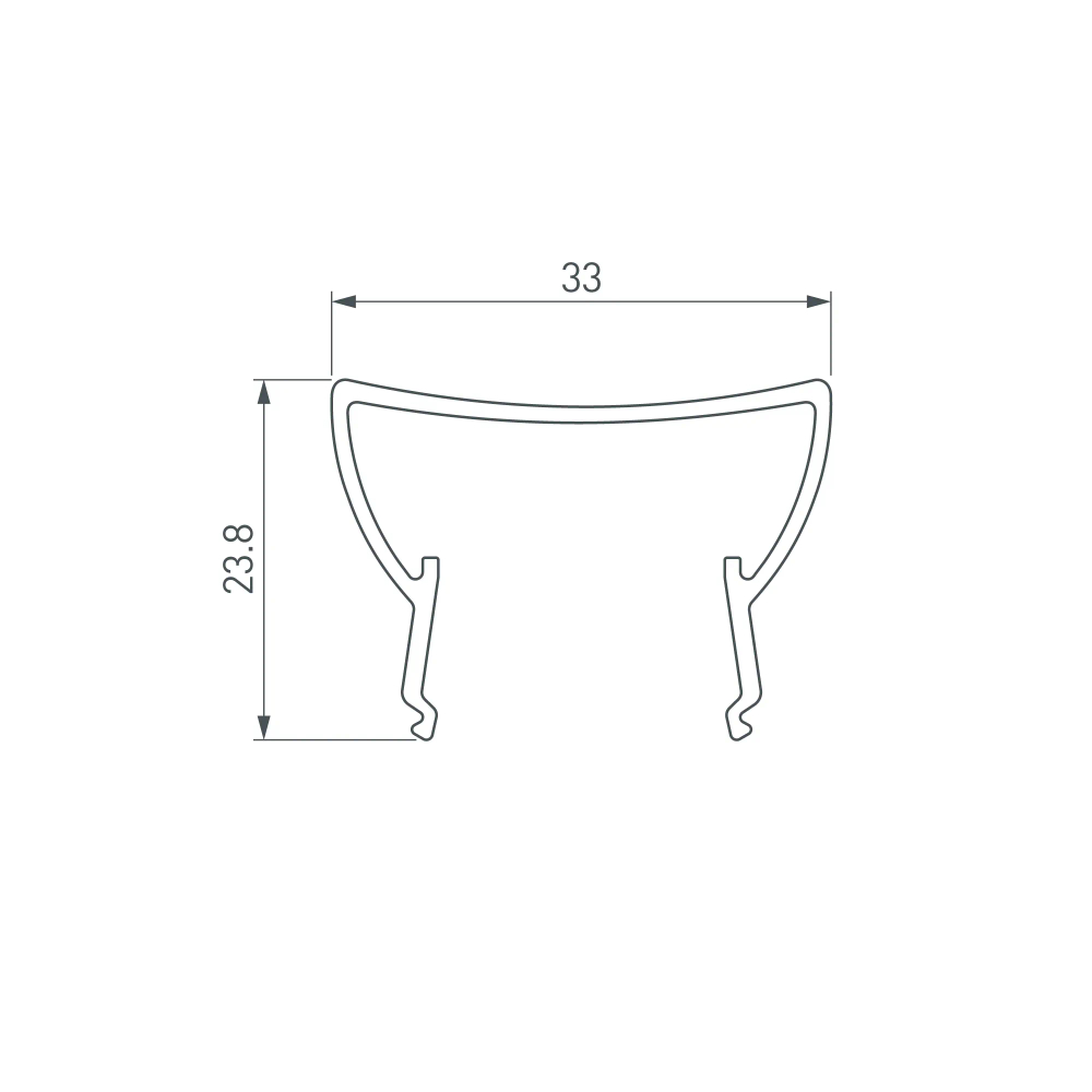 Экран ARH-WIDE-(B)-H20-2000 TPZ Opal-PM (Arlight, Пластик) 018874