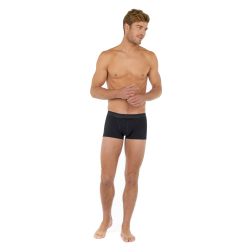 Мужские трусы боксеры черные HOM HO1 Boxer Briefs HO1 359520_400004