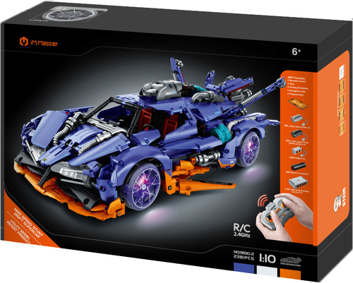 Конструктор Суперкар Bomb Apollo на р/у 1:10 2381 дет.