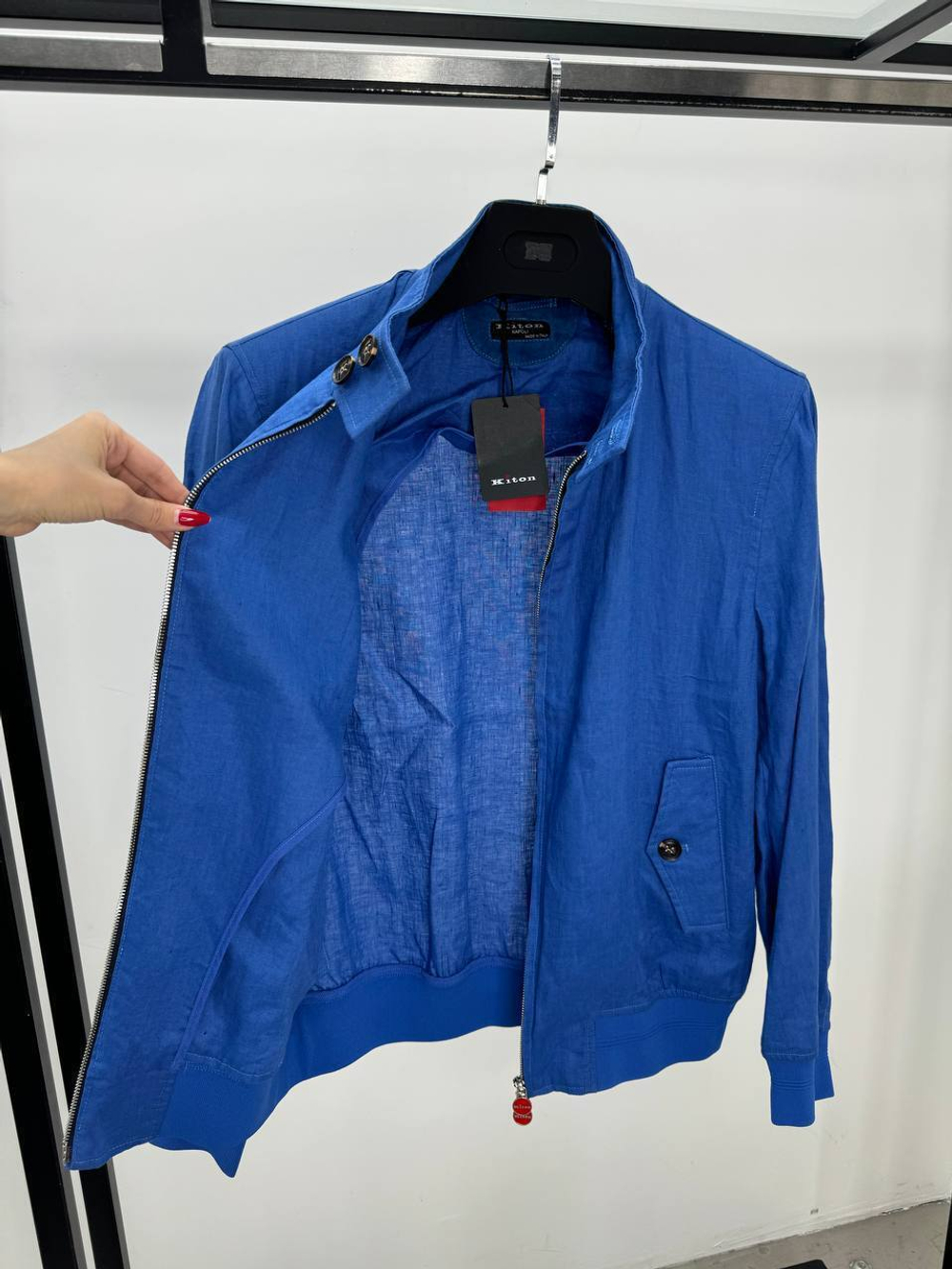Льняная ветровка Kiton