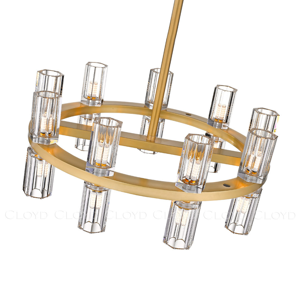 Люстра Cloyd RECOLE C18 / Ø55 см - латунь (арт.10463)