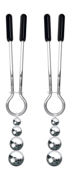 Зажимы для сосков с металлическими бусинами