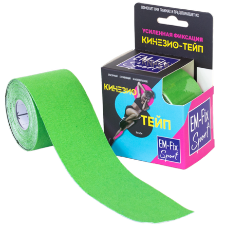 Кинезиотейп EM-Fix Sport усиленной фиксации