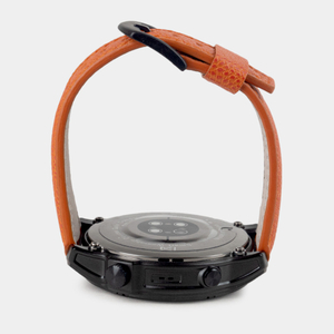 Ремешок для часов Garmin 43 mm классический из кожи теленка, оранжевого цвета