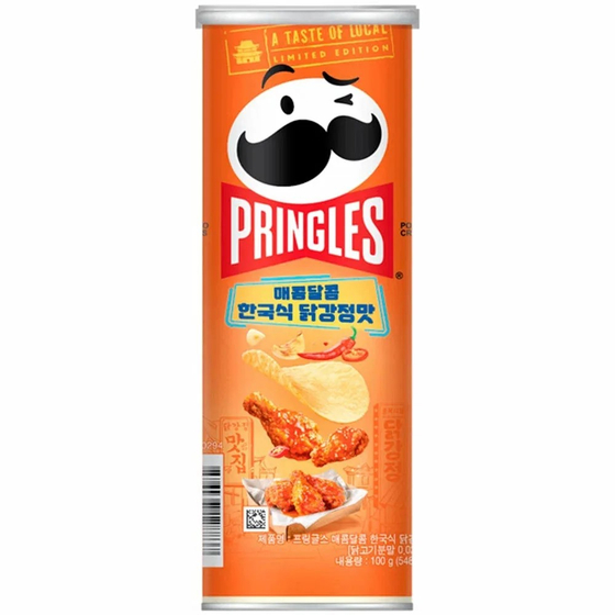 Чипсы PRINGLES 100 гр Sweet&Spicy Korean Fried Chicken (Пряная Жареная Курица)  (12)  Корея