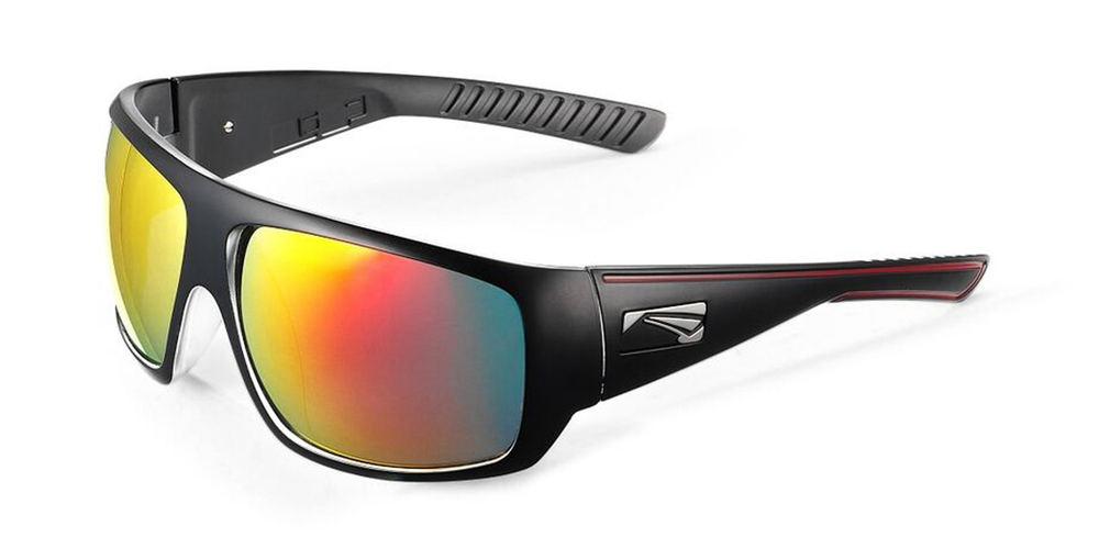Спортивные очки LiP Cloud9 / Matt Black - Red Stripe / PC / Zeiss ML Orange Mirror Lens