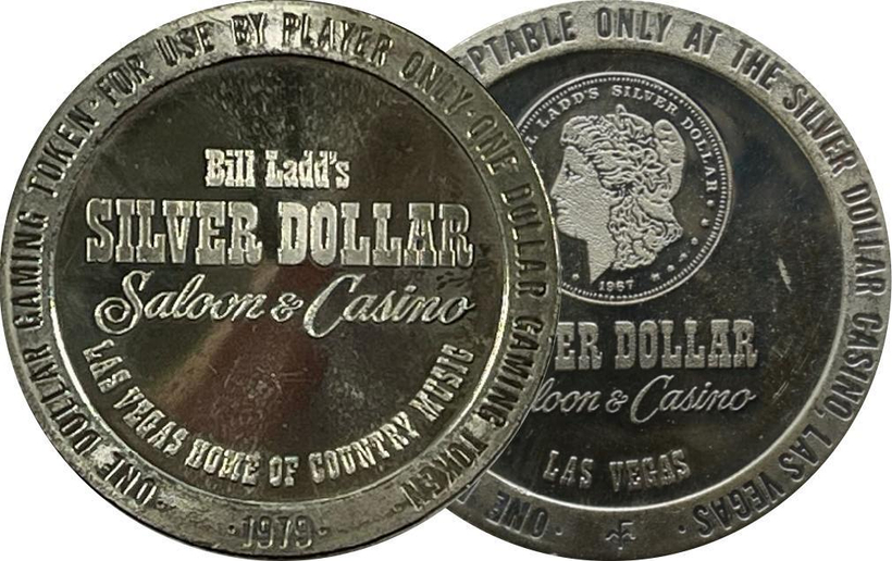 Silver Dollar (Bill Ladd's) Saloon & Casino $1 Token