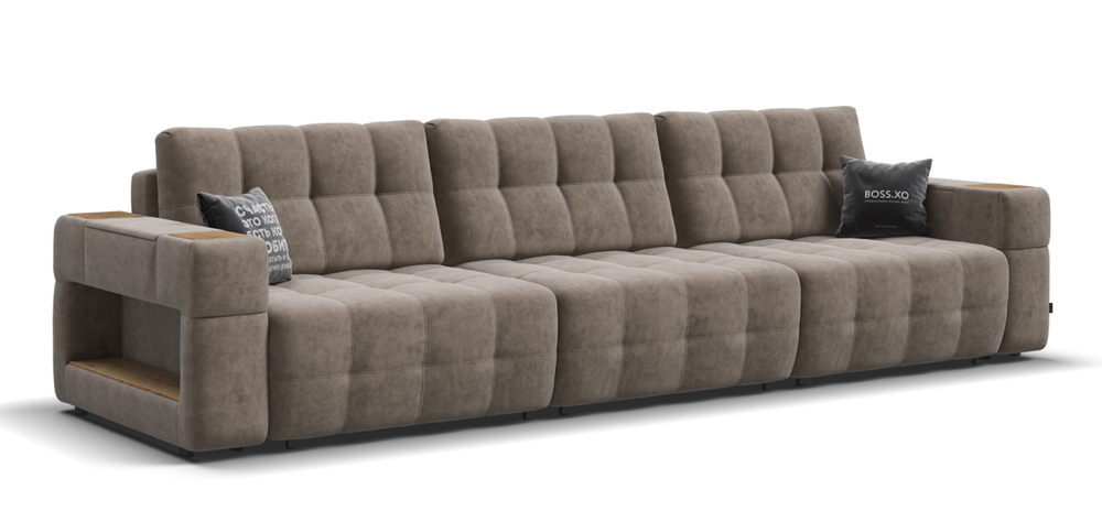 Диван Босс ХО Макс Велюр Роял тауп