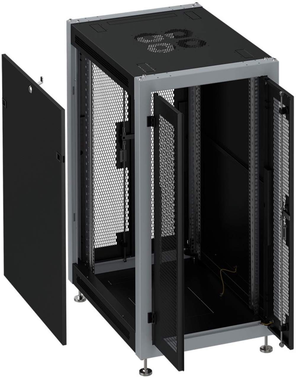 Шкаф напольный 19", 15U SYSMATRIX SL 6815.944