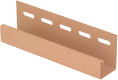 J-планка Ю-Пласт Клинкер Балтик светлая Медь 3,05м