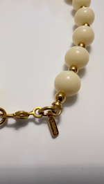 Браслет шарики пластик экрю monet