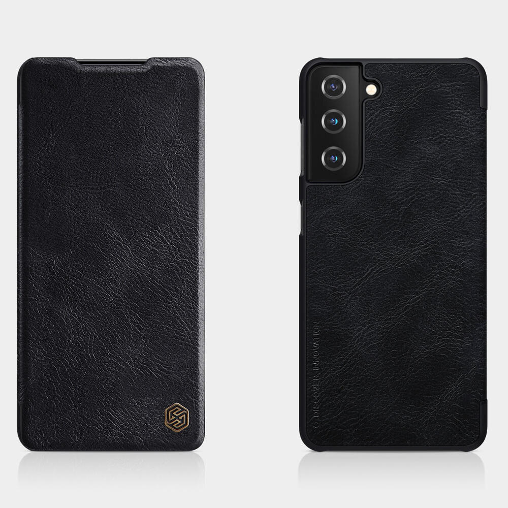 Кожаный чехол-книжка Nillkin Leather Qin для Samsung Galaxy S21