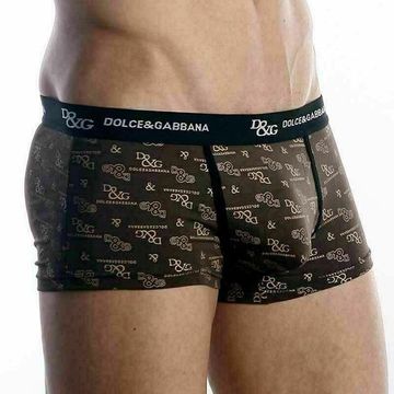 Мужские трусы боксеры коричневые D&G Brown Boxer