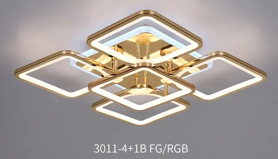 3011/4+1B FGD+RGB (1) Люстра N (RL)