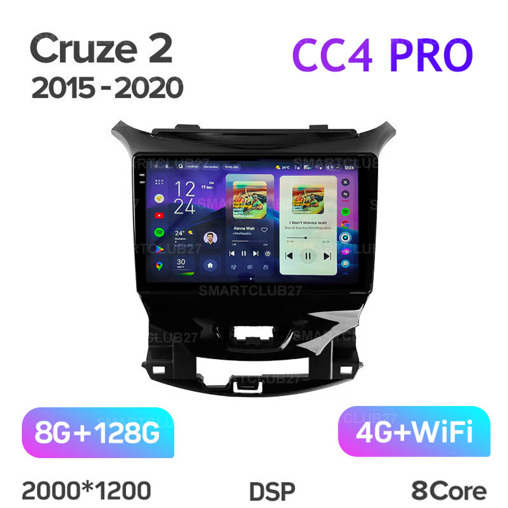 Teyes CC4 Pro 9" для Chevrolet Cruze 2015-2020