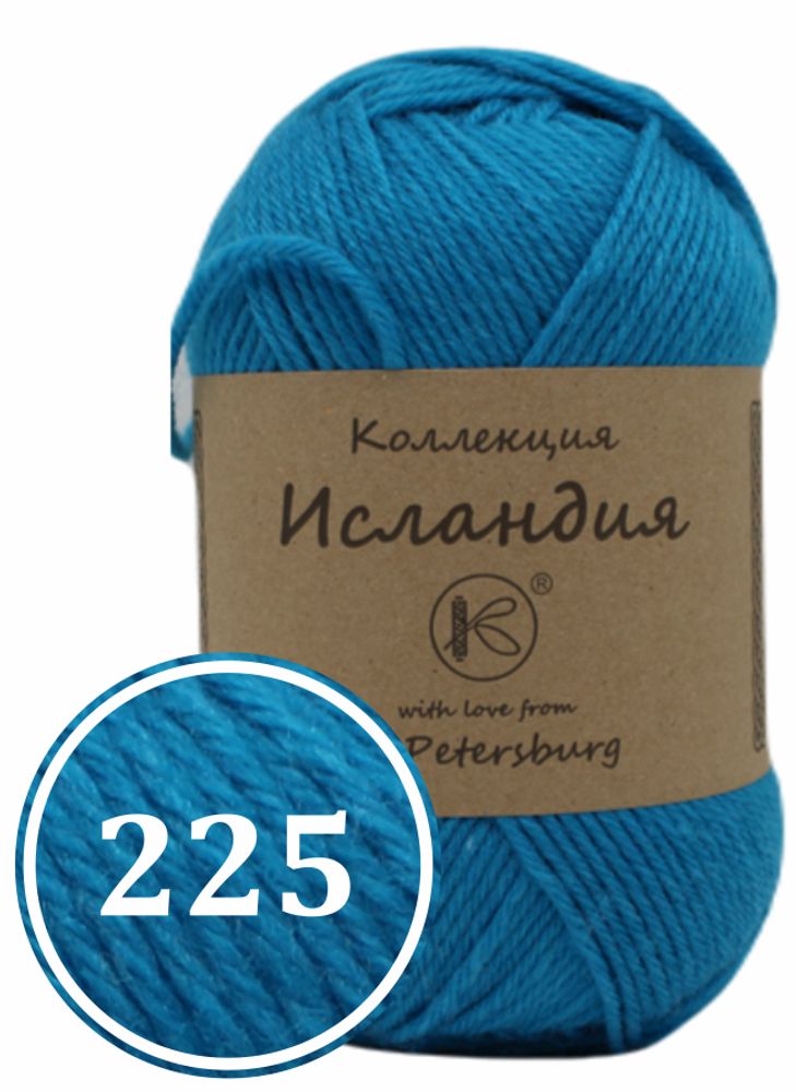 Пряжа синтетическая &quot;Исландия&quot; 200г (225)