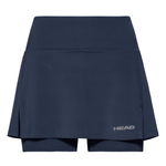 ОДЕЖДА ДЛЯ ТЕННИСА Девочки, Юбка HEAD CLUB BASIC SKORT   .