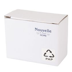 Набор для специй солонка/ перечница "Wooden Grain" 4,8х7см (фарфор) (индивидуальная упаковка)