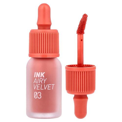 Peripera, Ink Airy Velvet, оттенок 03 коралловый, 4 г (0,14 унции)