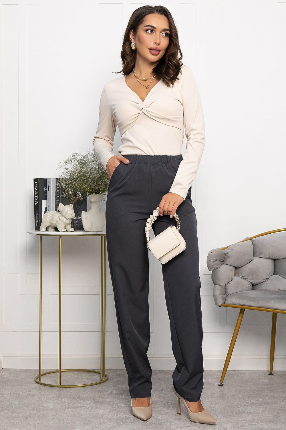 Блуза Бетти (бежевая) Б14173-5М LT Collection