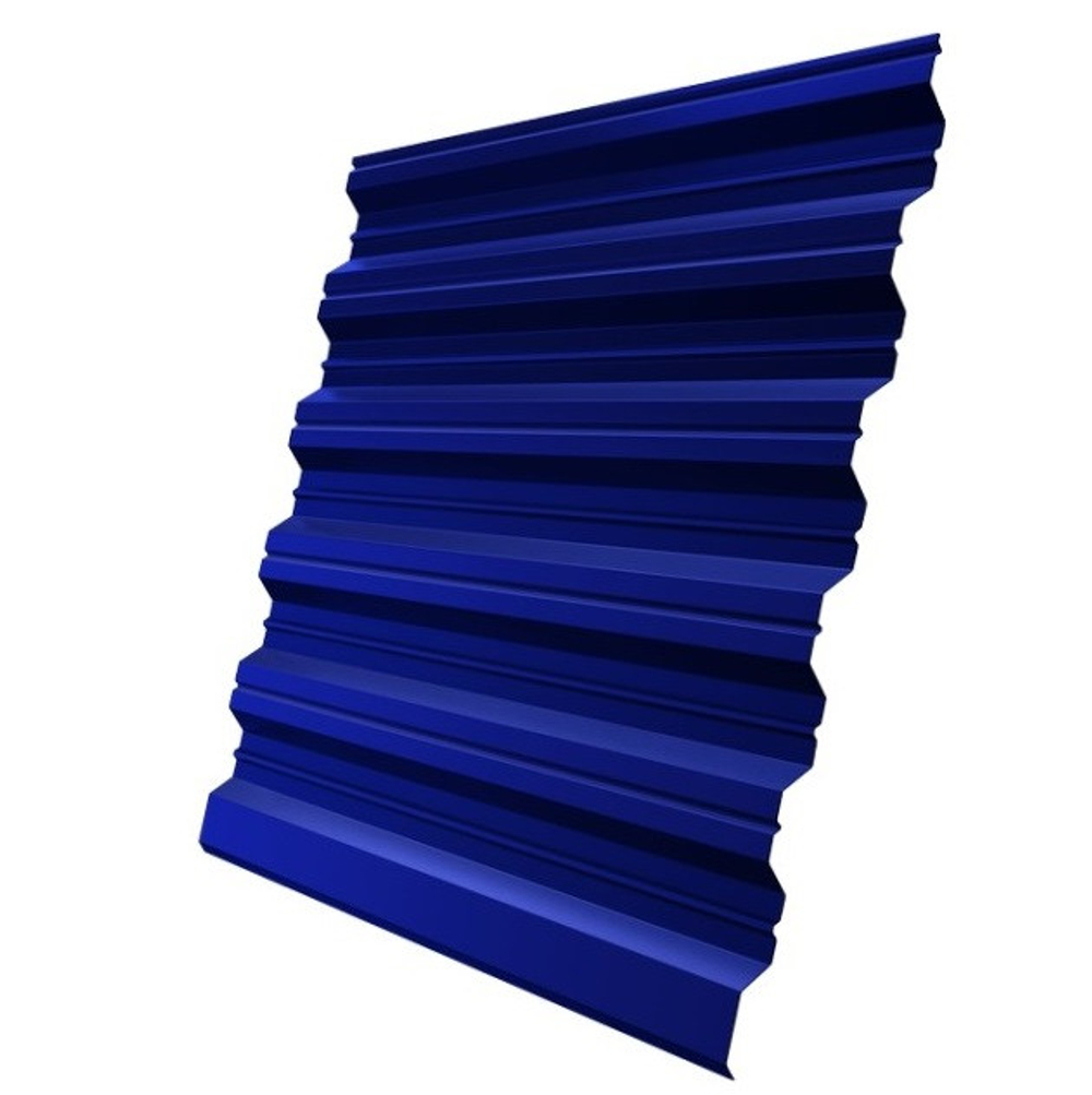 Профнастил НС35 Железный Форт Pe 0,8 мм RAL 5002 ультрамариново-синий