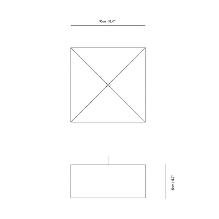 Подвесной светильник Moooi Square Boon white