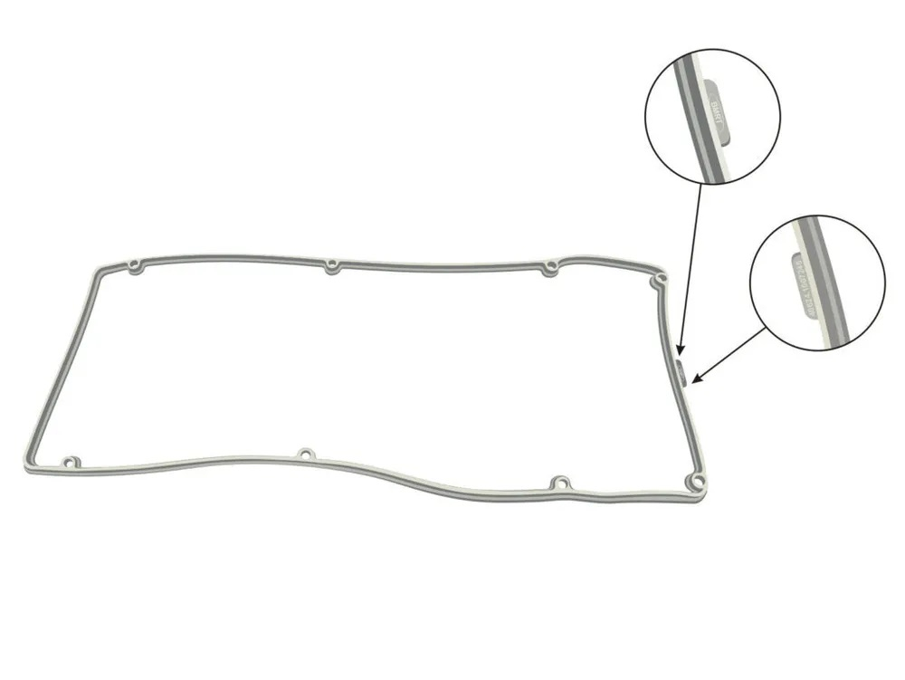 Прокладка клапанной крышки ГАЗ,УАЗ Патриот (ЗМЗ 405,406,409 ЕВРО-3) 40624.1007245 БМРТ(СИЛИК) 22446