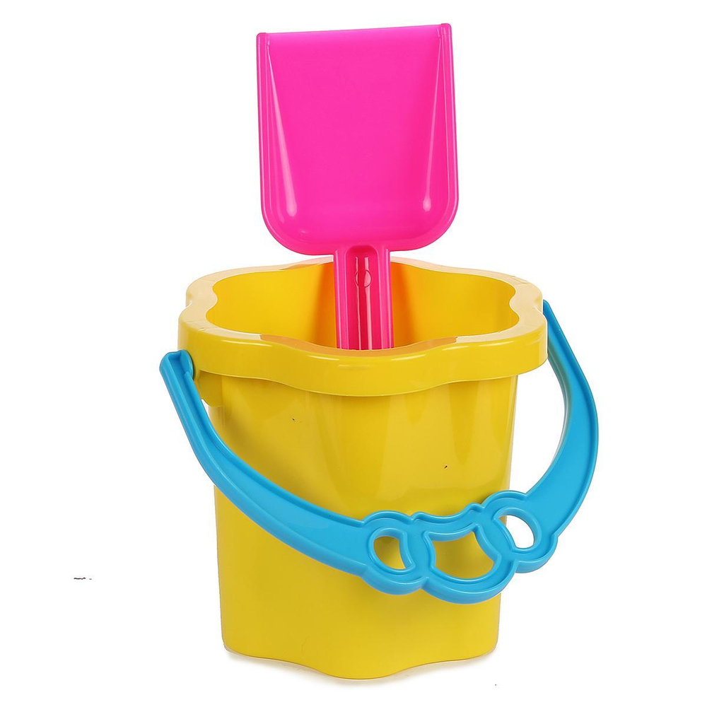 Песочный набор №107 (ведро 0,7л, формочка, совок 21см) (Стеллар)