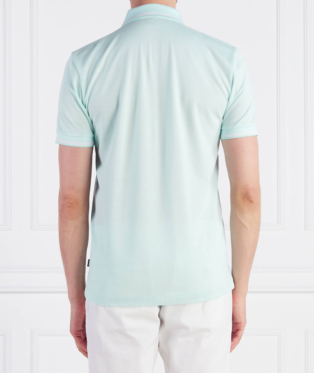 Поло BOSS BLACK - голубой(50486172)
