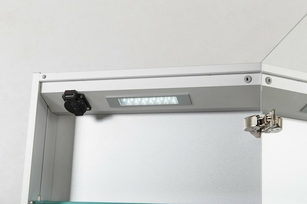 Зеркальный шкаф BelBagno SPC 50 SPC-1A-DL-BL-500 с подсветкой Белый