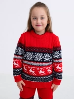 Джемпер вязаный теплый