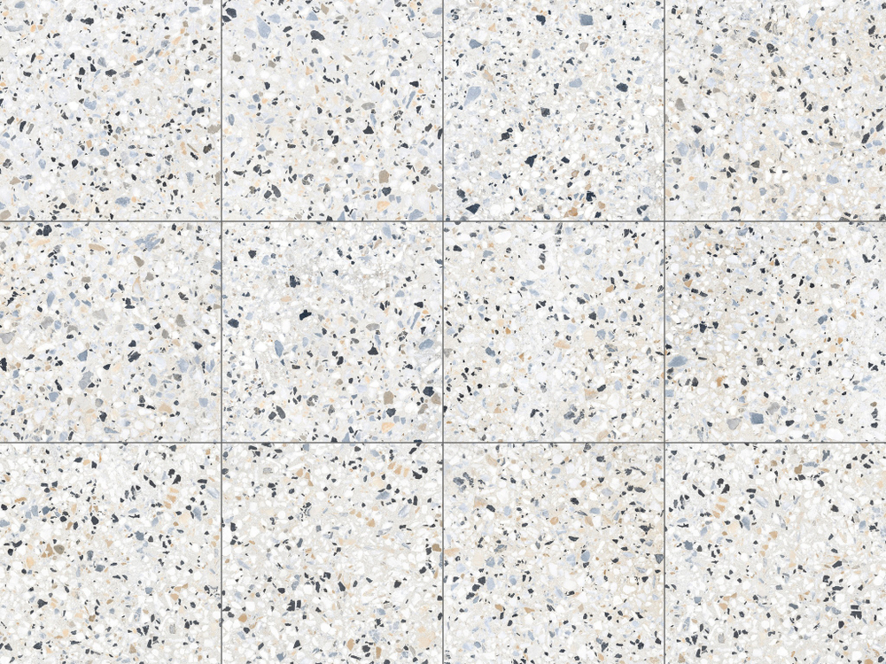 Керамогранит Alma Ceramica Terrazzo 57x57 см 1.62 м² лаппатированный цвет разноцветный