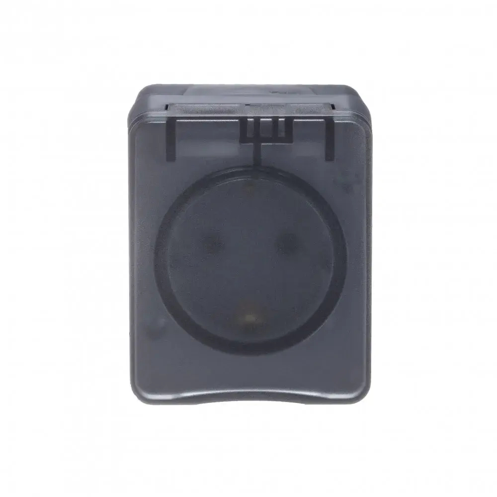 ATLASDESIGN PROFI IP54 О/У РОЗЕТКА с заземлением со шторками, 16А, АНТРАЦИТ