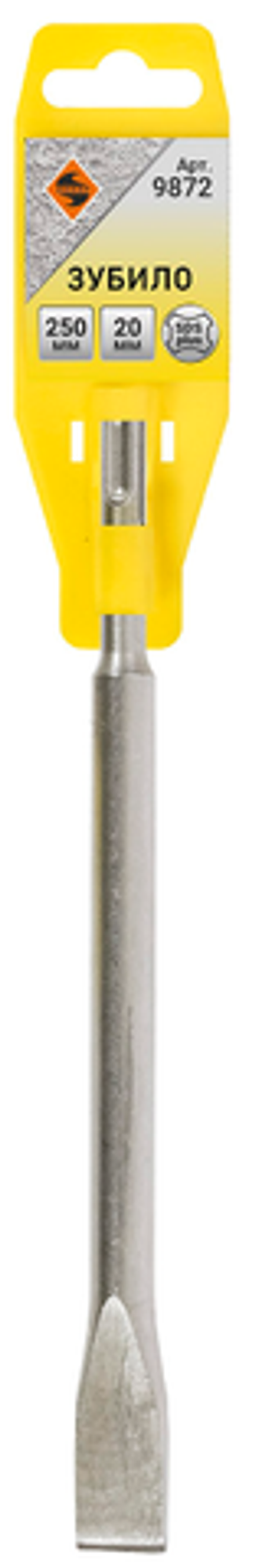 Зубило плоское "ЭНКОР" SDS Plus 20х250 мм