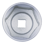 Головка торцевая стандартная шестигранная 3/4&quot;, 70 мм KING TONY 633570M