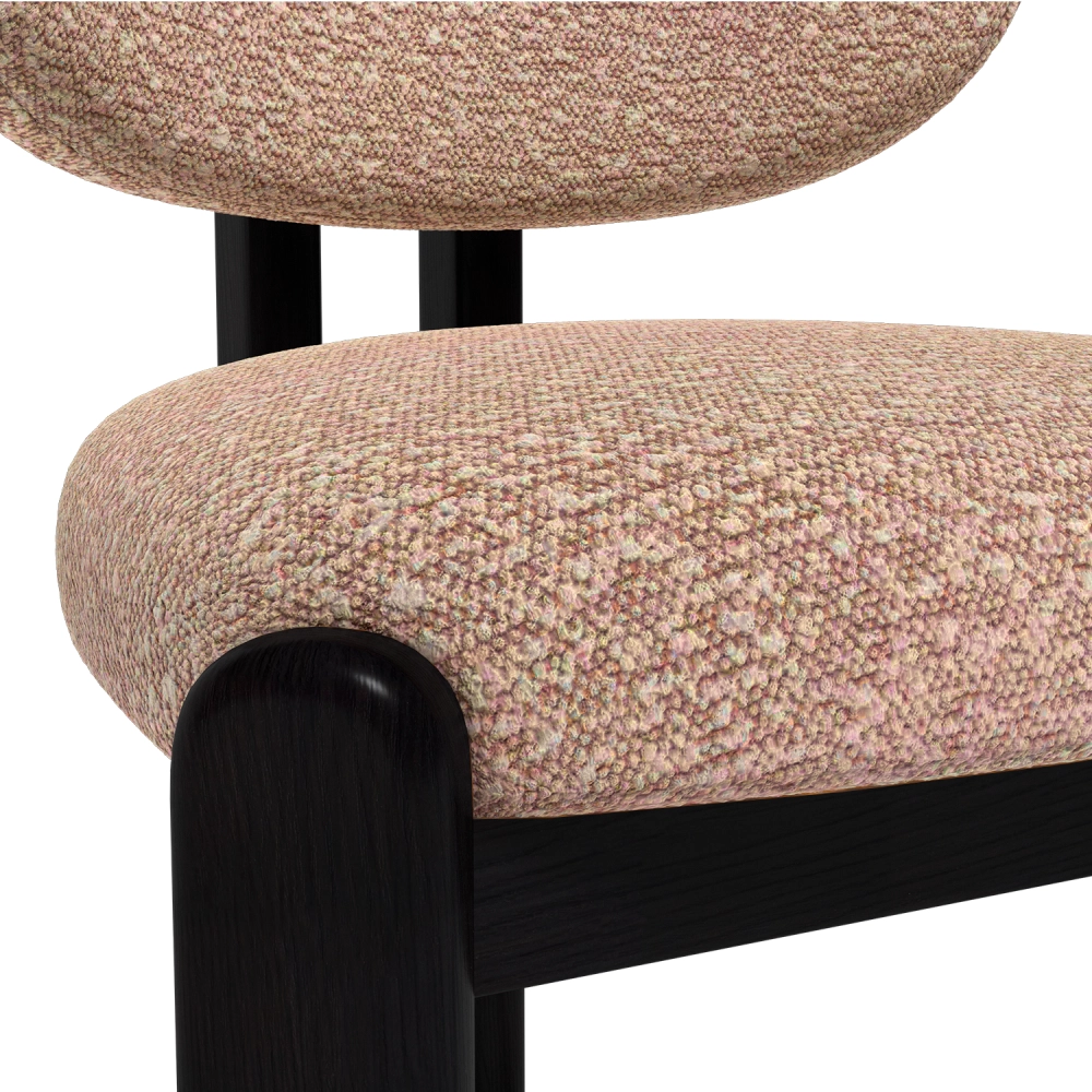 Стул Galloti, бук черный, букле noble 420