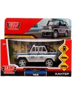 Машинка детская металлическая UAZ Hunter Полиция 11,5 см