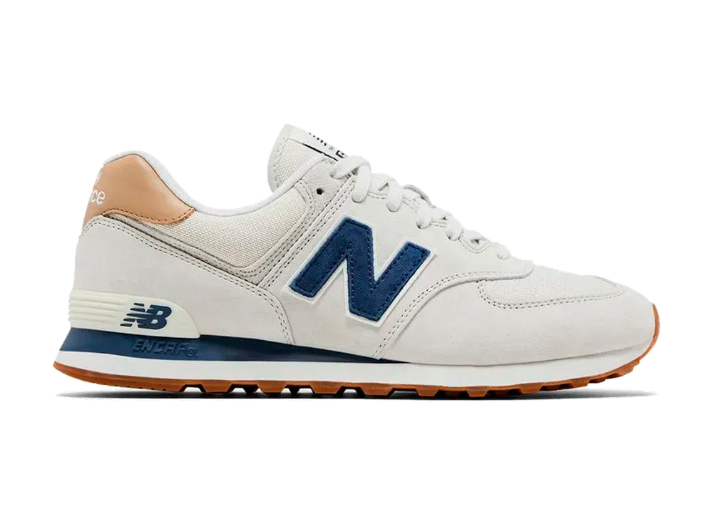 New Balance 574 (Light grey/Blue)