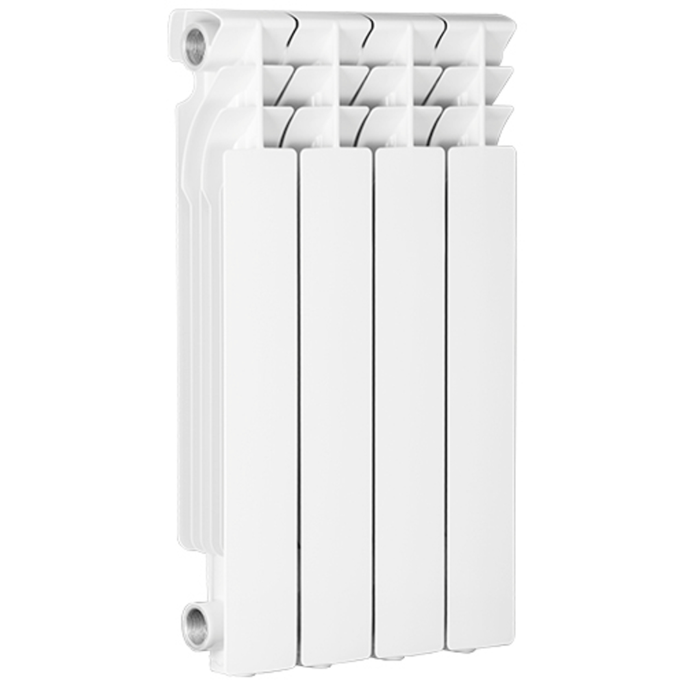 Радиатор алюминиевый секционный Radena CN-RA R 500/100 (500 х 9 секций, подключение боковое)