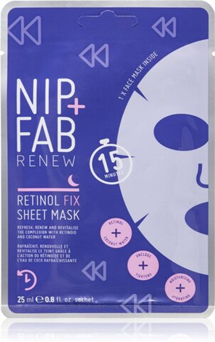 NIP+FAB Retinol Fix - ночная тканевая маска /  1 szt.   / GTIN 5056217803168